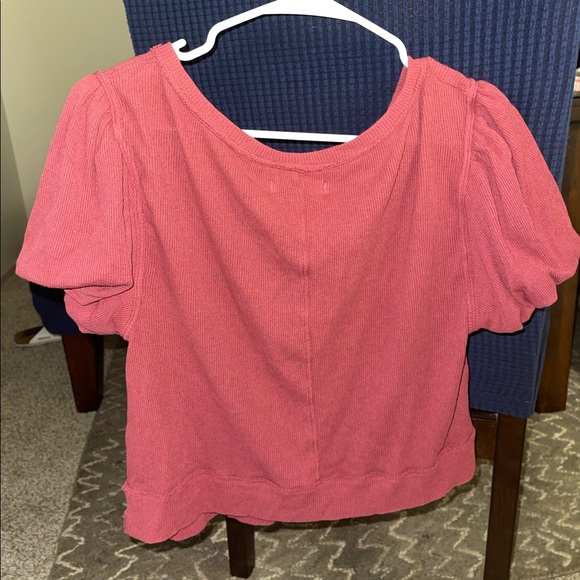 NWT Free People button down short sleeve cardigan - Picture 4 of 5